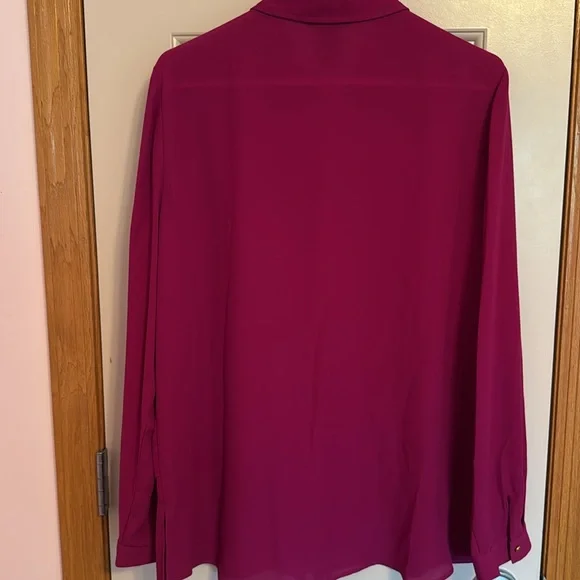 Investments Women's cranberry Blouse - Picture 5 of 5